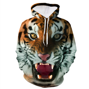Men Fashion 3D Sportswear Hip Hop-Printed Clothing Sweatshirts Hoodies